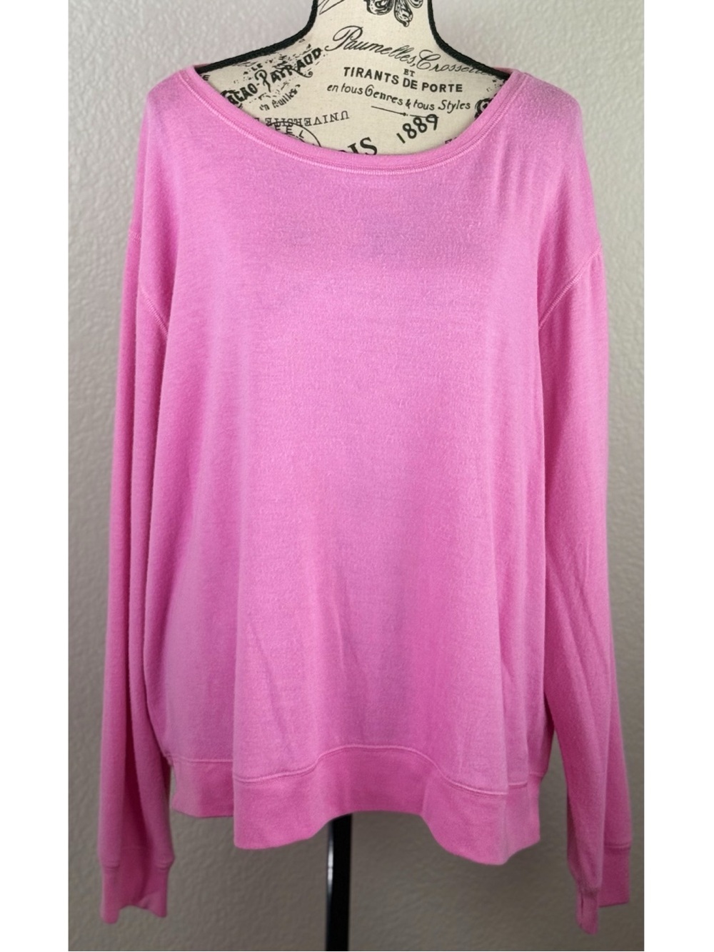 Peace Love World Pink 'Life Is Pretty Amazing ' Comfy Loungewear Long Sleeve Top
